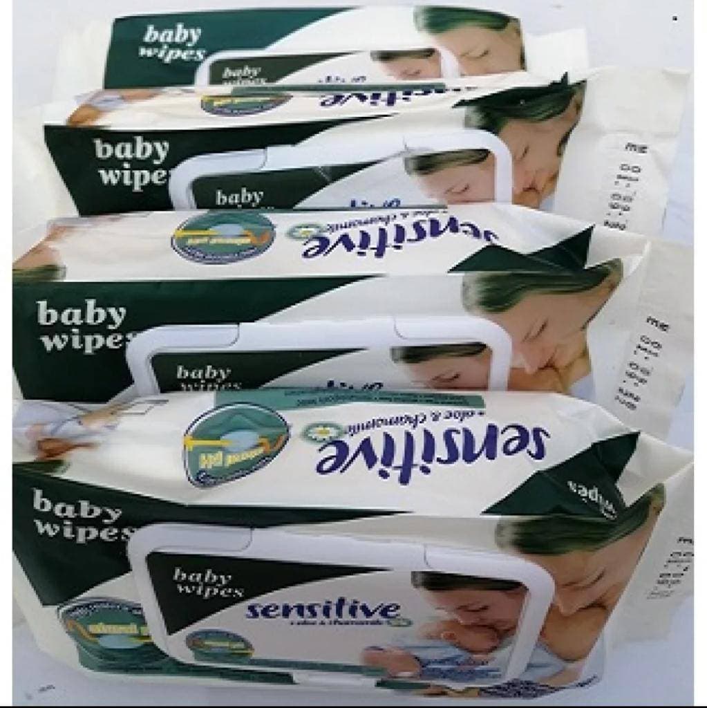 Pack of 4 - 90 Wet Sheets Sensitive Baby