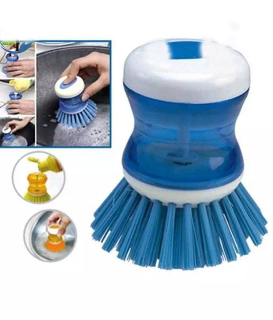 Self Dispensing Cleaning Brush For Cleaning Utensils