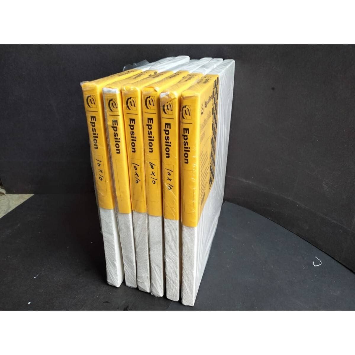 Epsilon 10x10 Canvas Set of 6 With 1 Wooden Easel