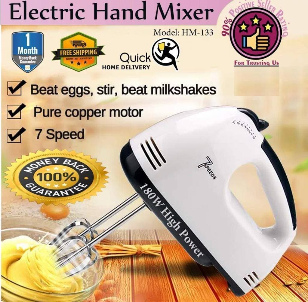 7 Speed Electric Hand Mixer