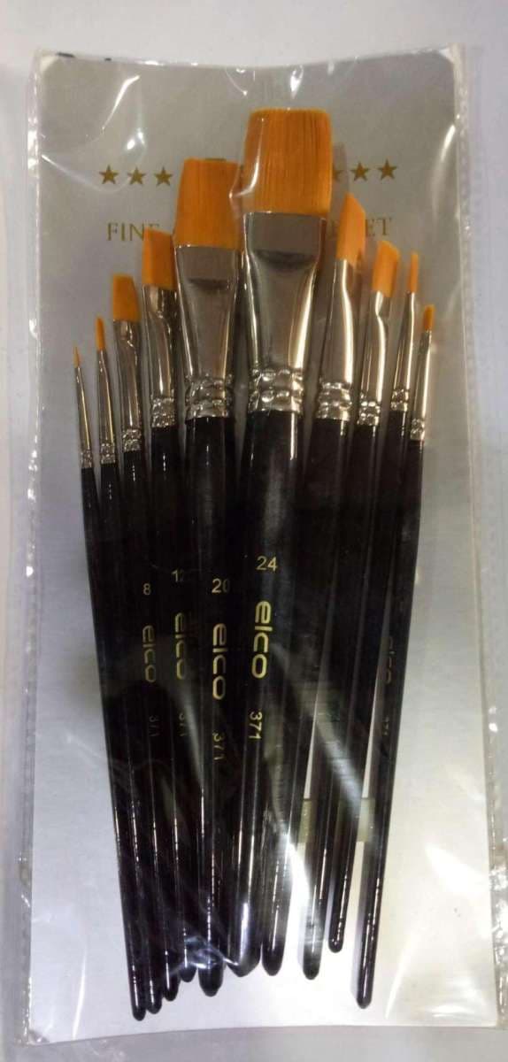 Elco 10 Pcs Artist Paint Brushes