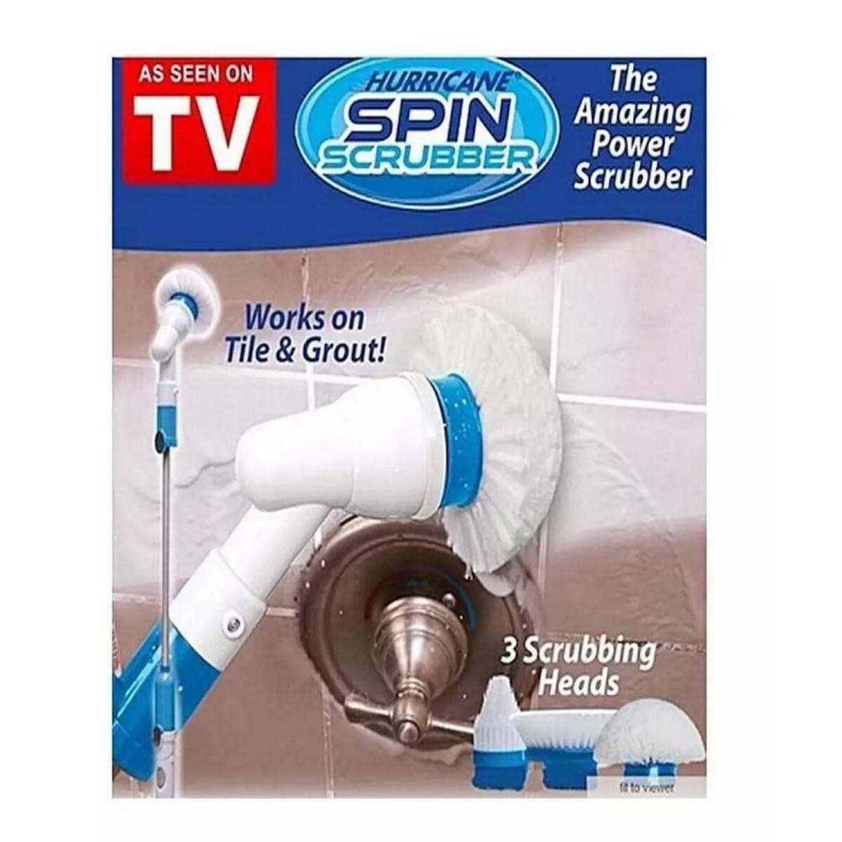 Rechargeable Power Scrubber Cleaner For Bathroom