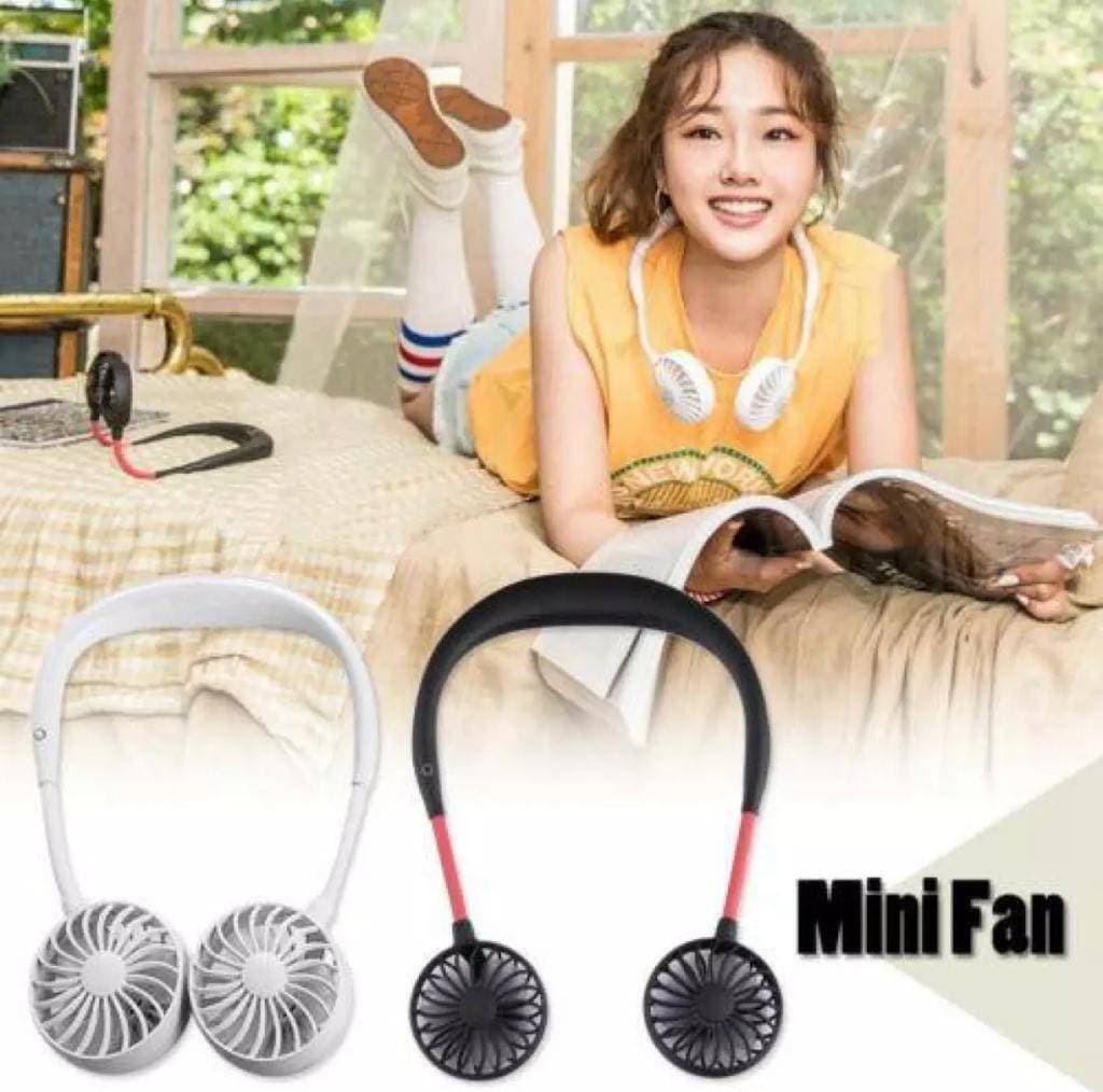 Neck Hanging USB Charging Mini Portable Sports Fan
