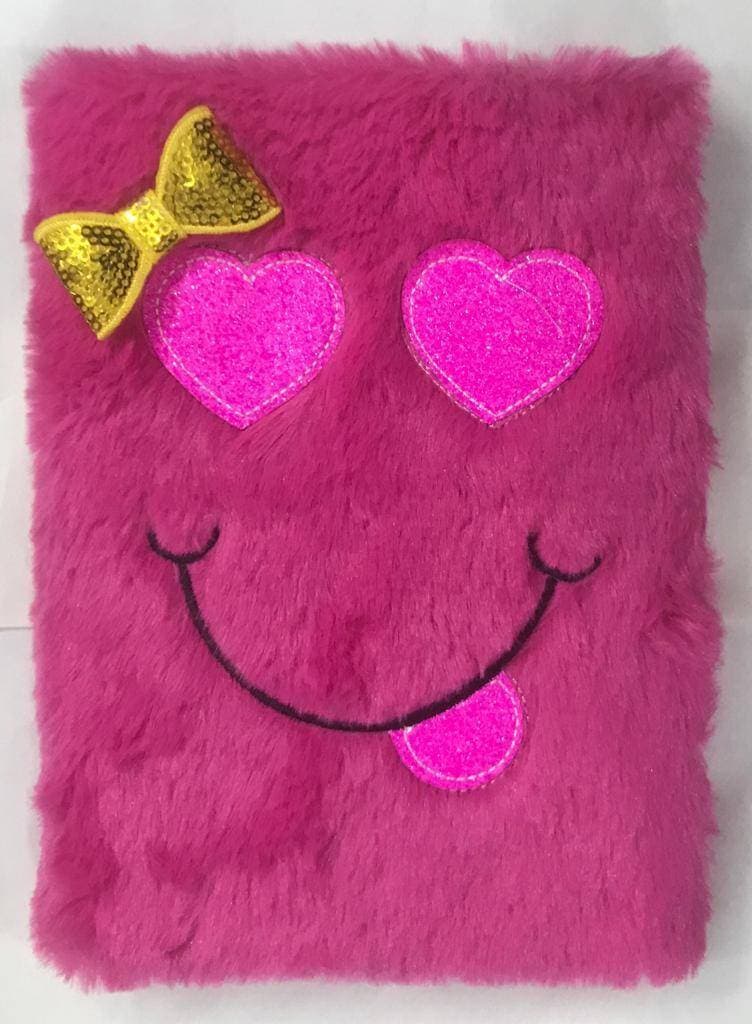 70 Pages Pink Feather Diary For Girls