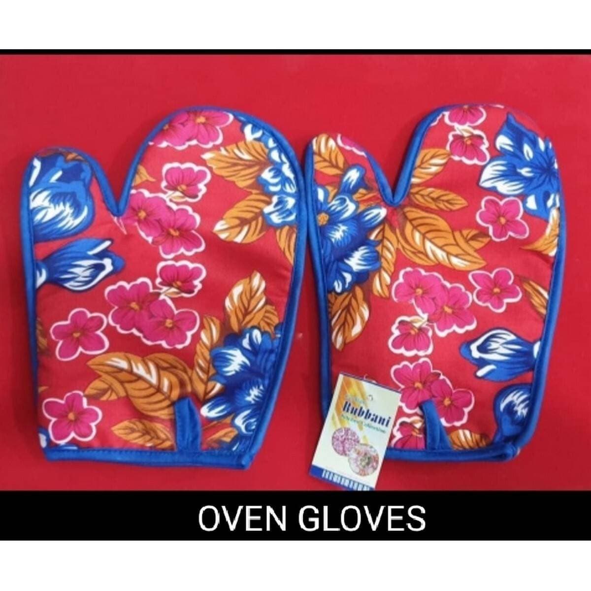 Pack Of 2 - Heat Resistant Mitts Oven Gloves