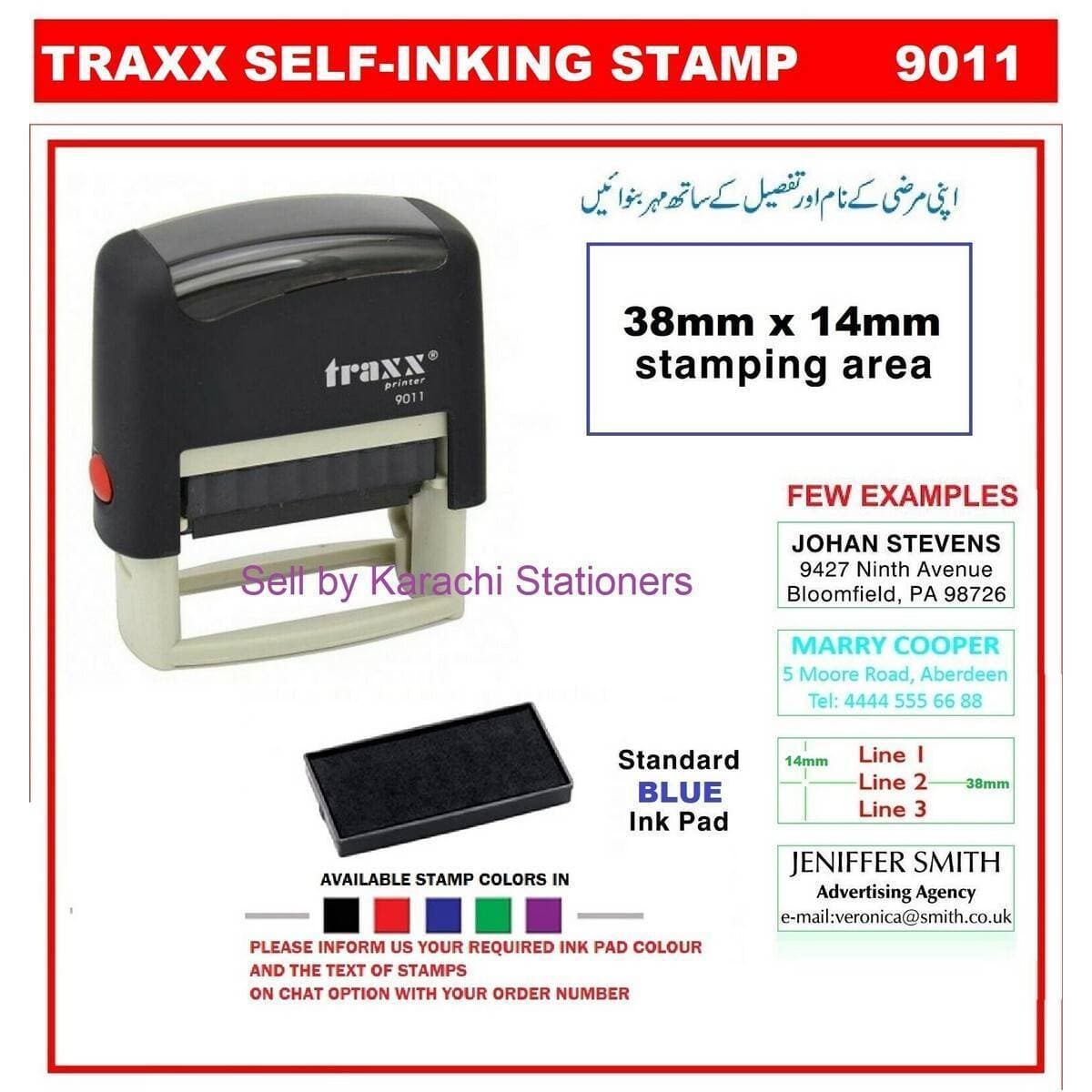 Traxx 9011 Customize Self-Inking Stamp Machine