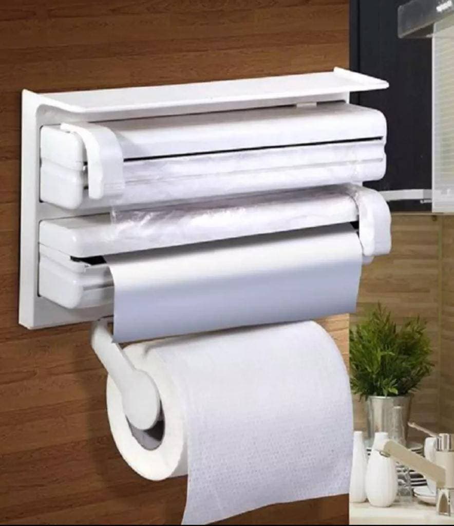 Wall Mount Tissue Paper Dispenser & Towel Holder
