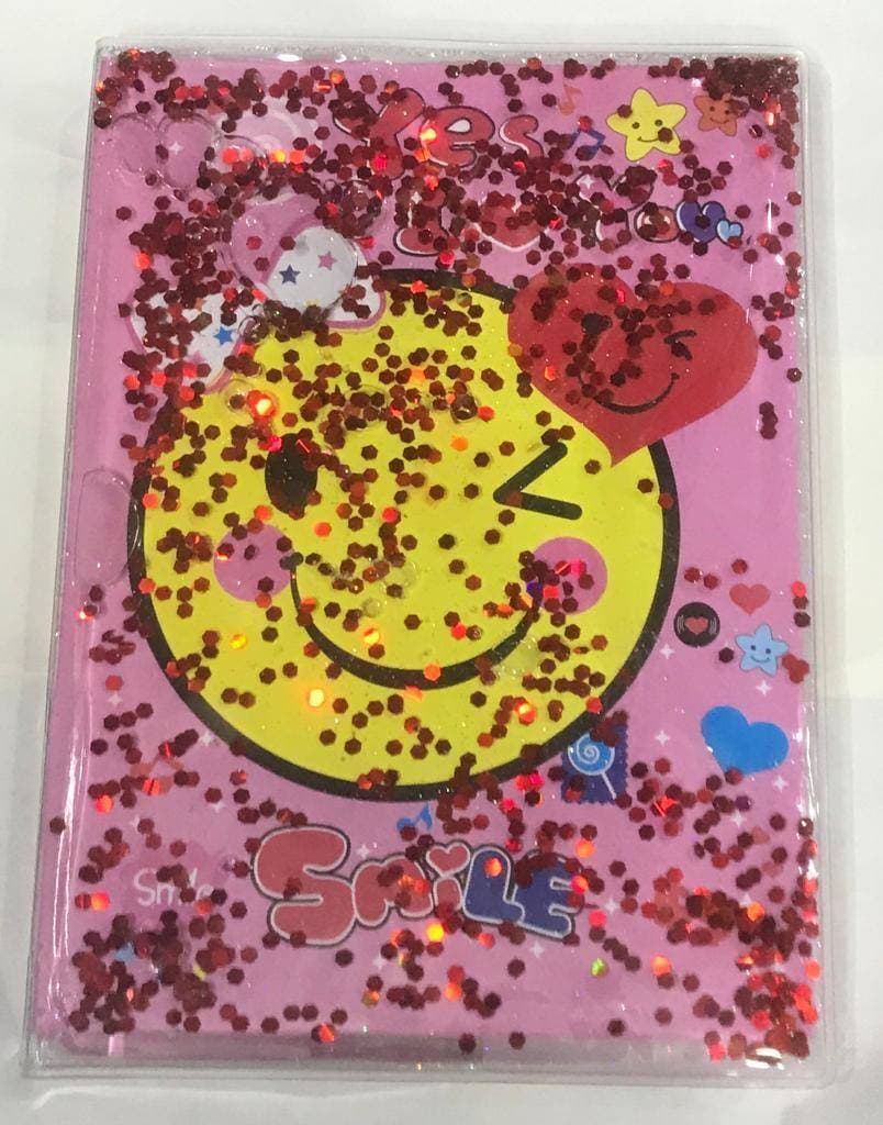 80 Pages Pink Smiley Face Sequence Diary