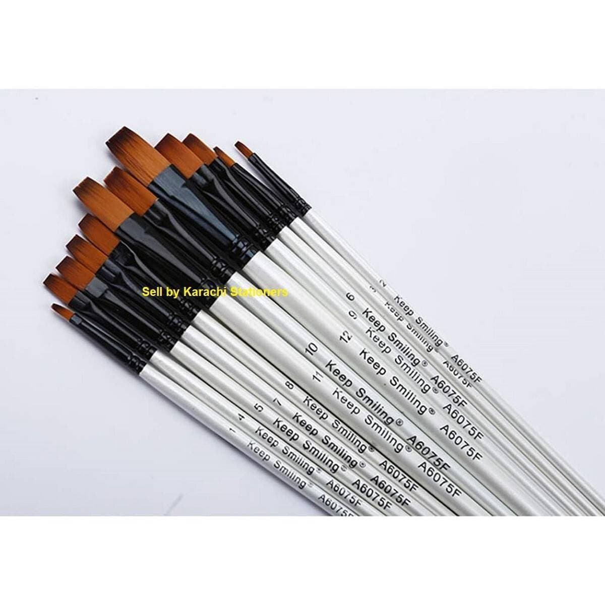 Keep Smiling A6075F 12pcs Drawing Paint Brush Set