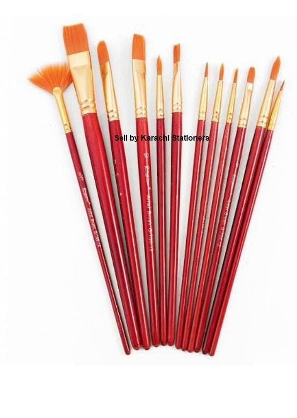 Giorgione G-706-12 12 Pcs Artist Paint Brush Set