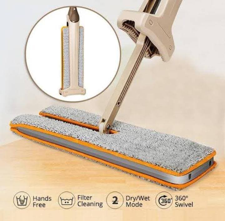 Flat 360 Spin Mop Double Sided Self Wringing