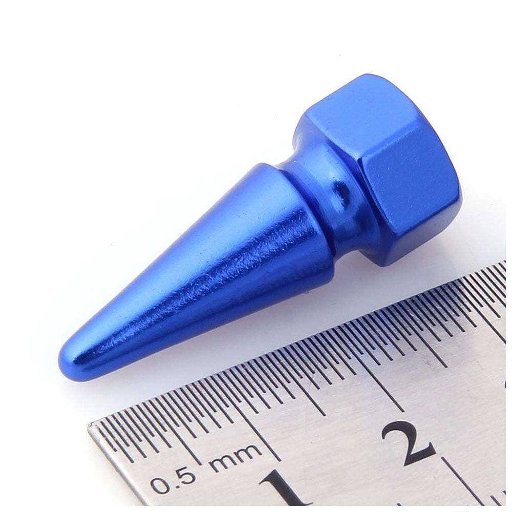 Bullet Nozels Tyre Valve - Blue