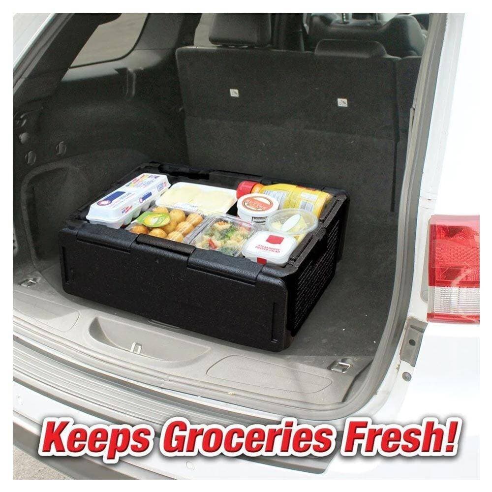 Chill Chest Cooler Car Insulated Box - Black
