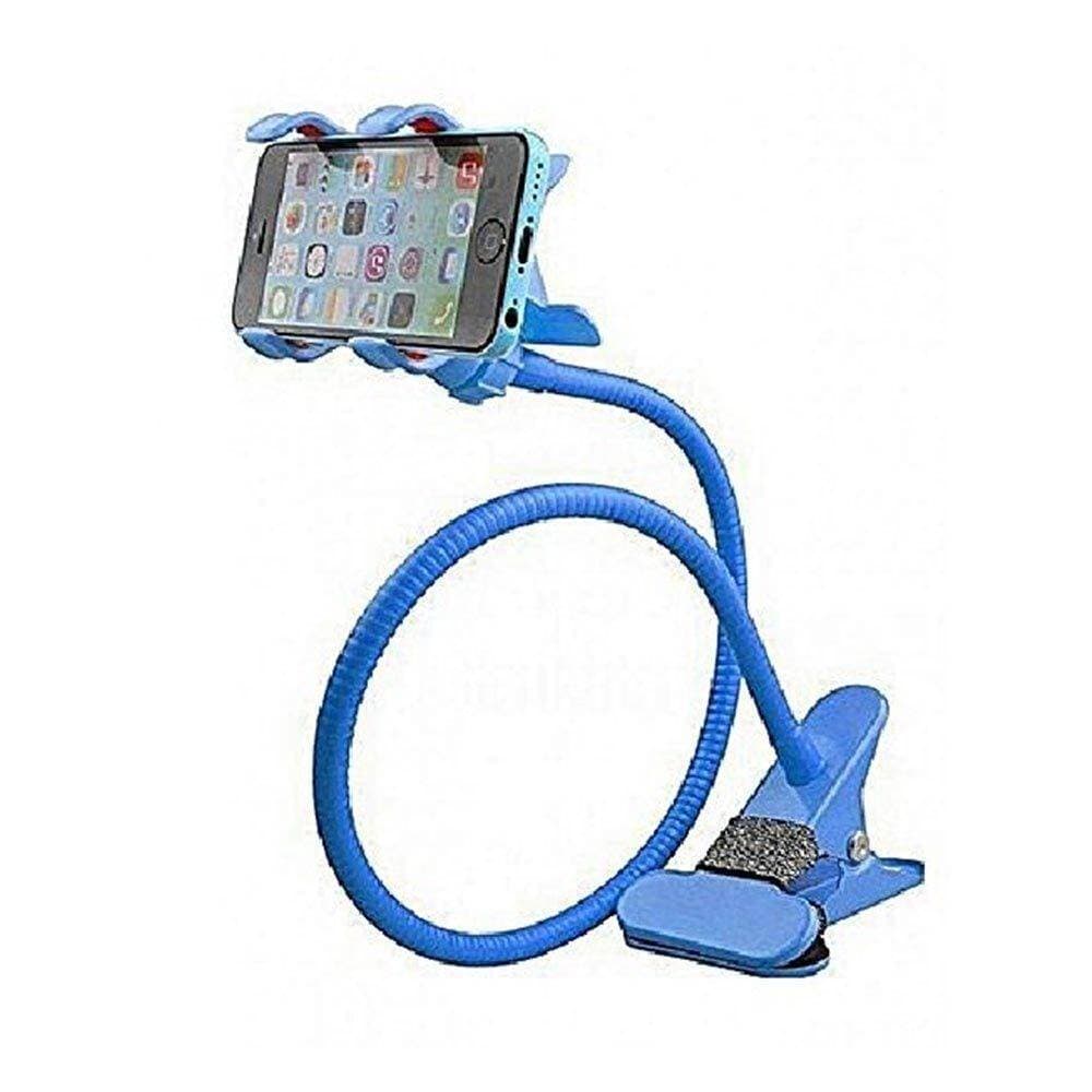 Metal Universal Snake Stand Mobile Holder - Blue