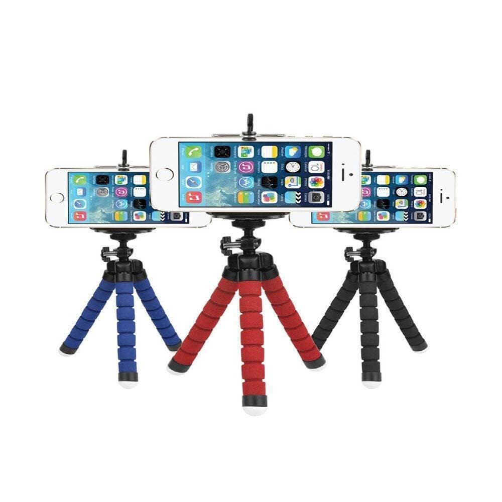 Mini Spider Sponge Tripod With Clip