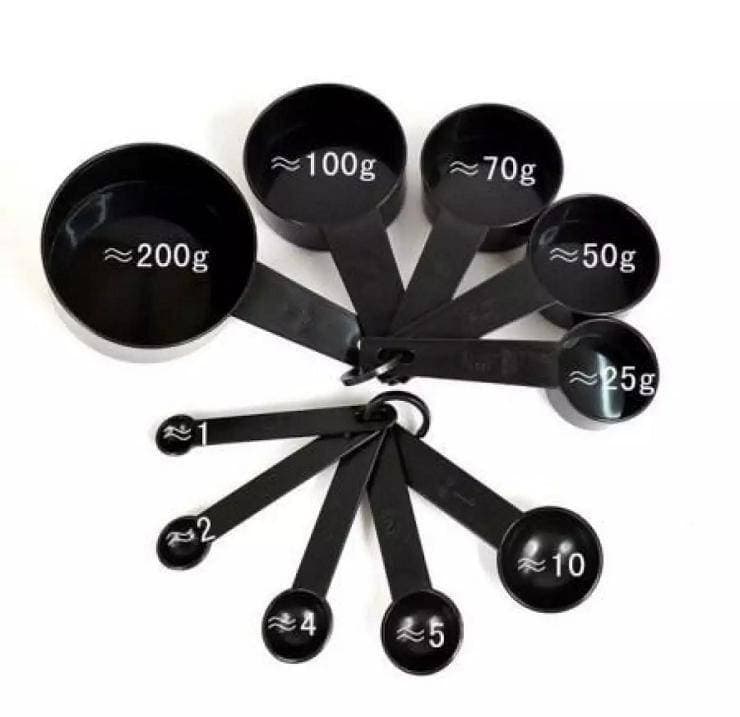 Pack Of 10 - Measuring Cups & Spoons for Kitchen