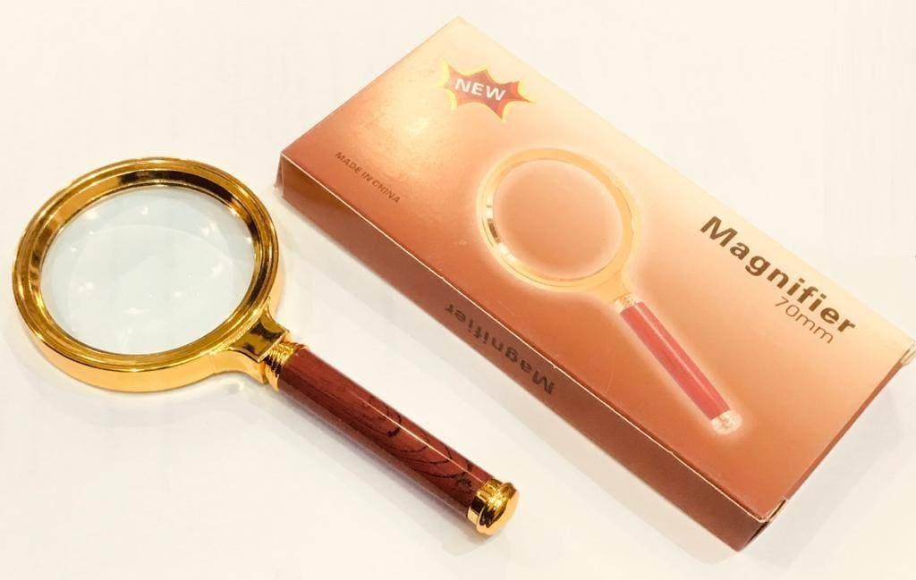 70mm 10x Handheld Jewelry Magnifying Glass