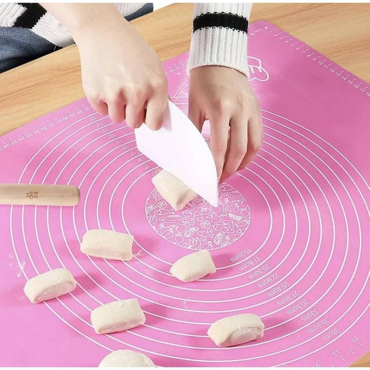 Non-Stick Silicone Reusable Pastry Rolling Mat for Kitchen