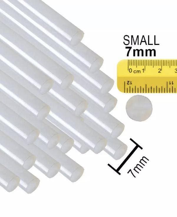 Pack Of 20 - Hot Glue Gun Sticks 7mm - White