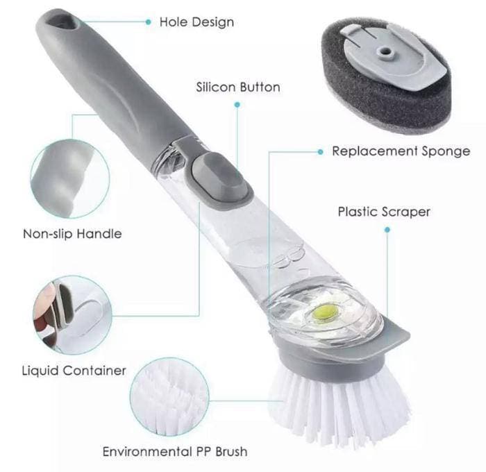 Automatic Liquid Filling Dish Washing Brush