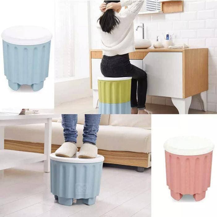 Storage Table - Plastic Storage And Sitting Table For Kids