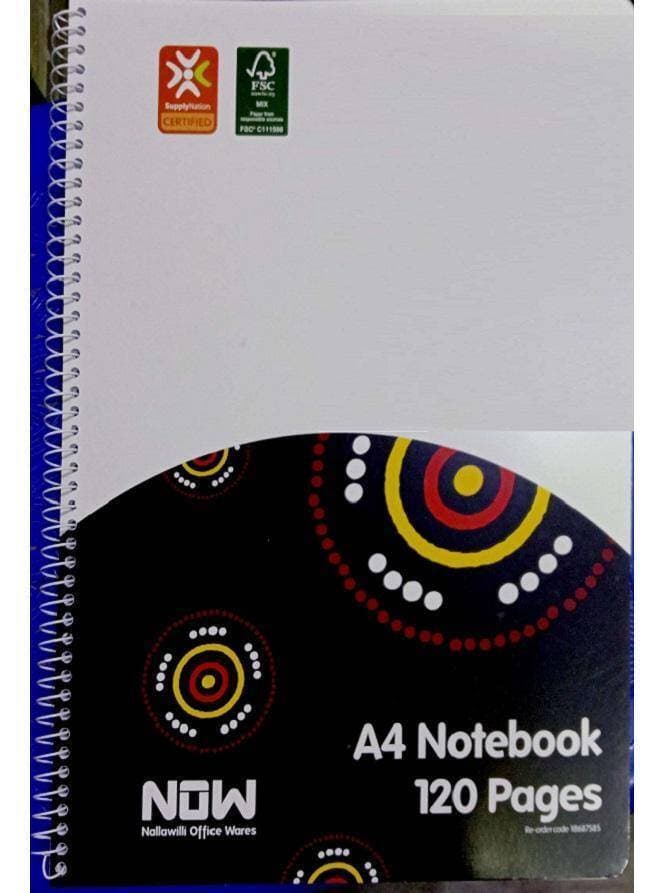 A4 Size 120Pages Spiral Notebook Indonasian Paper (Book Style)