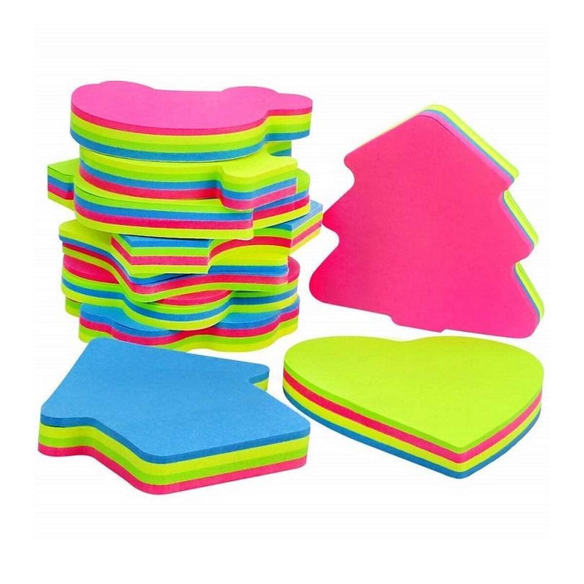 Different Shapes 3Inx3In Sticky Note Pad 100 Sheets