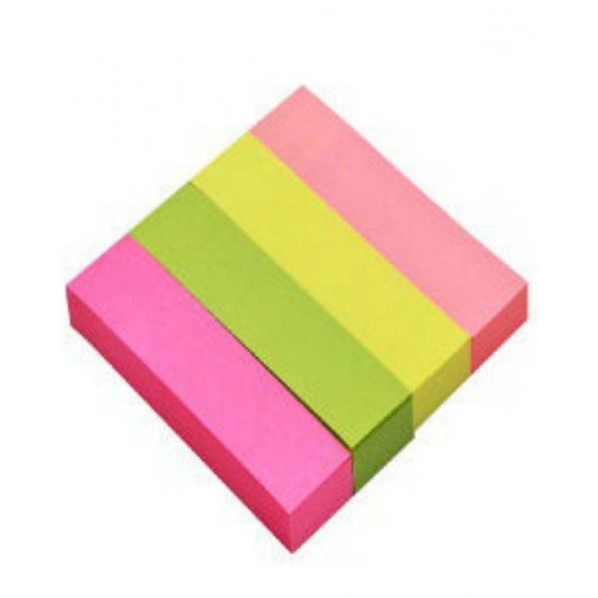Pack Of 4 Sticky Note Pad - 100 Pages Each X 4 Colours