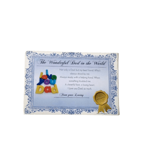Certificate - Greeting Card For Best Father Birthday - Father'S Day - Fgl56