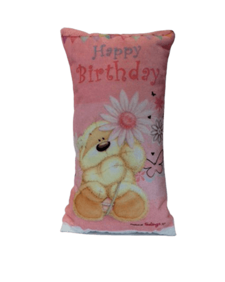 Taddy Cute Little Pillow With Birthday Quotation Gift For Kids - Fgl57