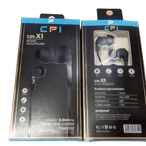 Super Bass Cpi X1 Handsfree - Black