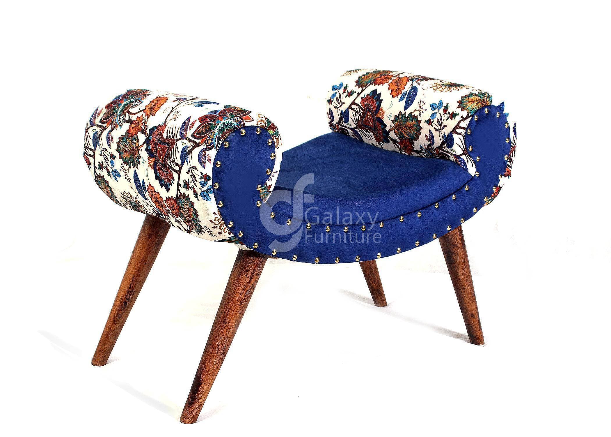 Modern Puffy Multicolor Room - Blue