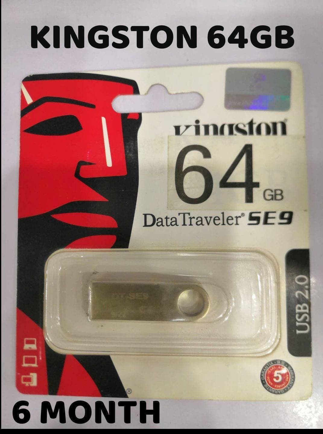 64GB Kingston USB Flash Drive 2.0 Speed