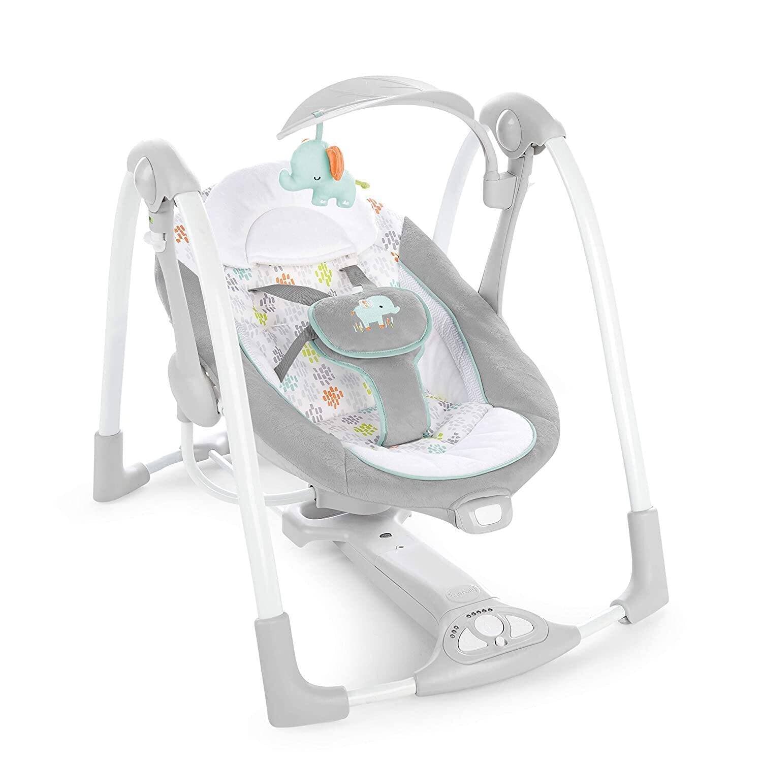 Ingenuity Power Adapt Portable Plug-In Swing - Wimberly