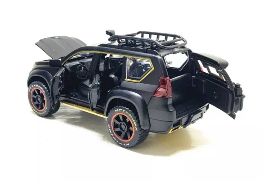 1:24 Toyota Prado Overbearing Modified Car Toy