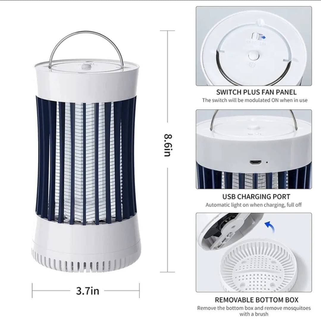 Rechargeable Electric Mosquito Killer Lamps - 2000mAh