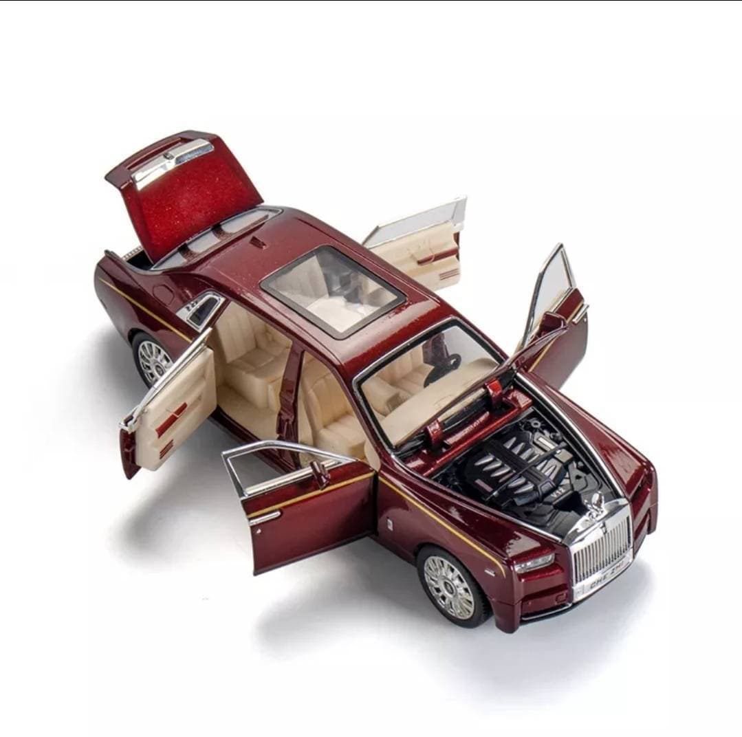 1:24 Scale Rolls Royce Phantom Car Toy With Sound and Light