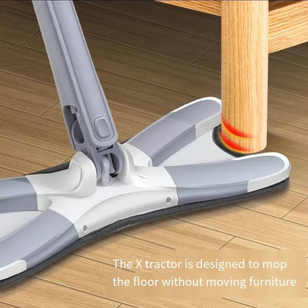 X-Type 360 Degree Squeeze Flat Floor Cleaning Mop