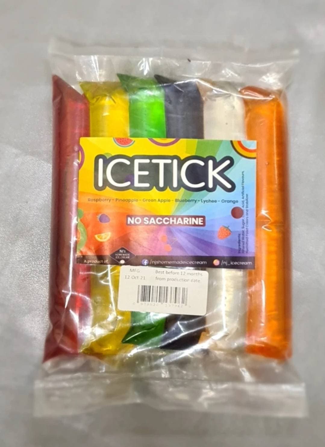 Ice Pops Freeze Pops Ice Lolly Candy - Pack of 12