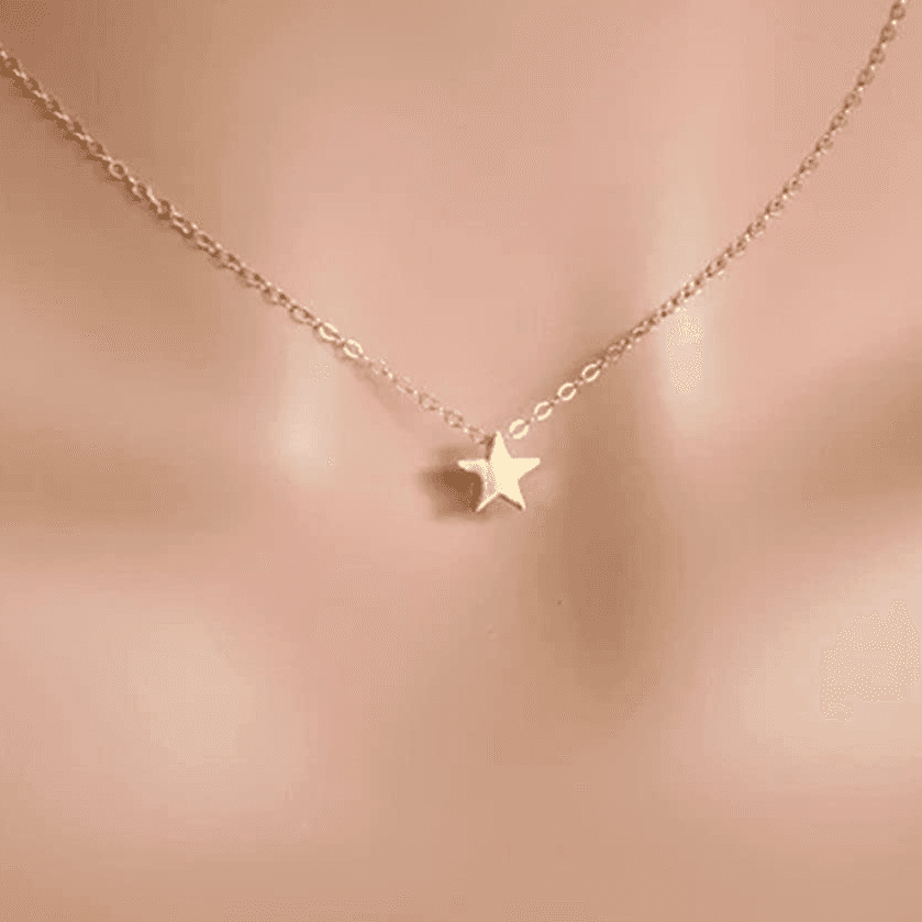 Minimalist Star Charm Pendant Best Gift for Girls
