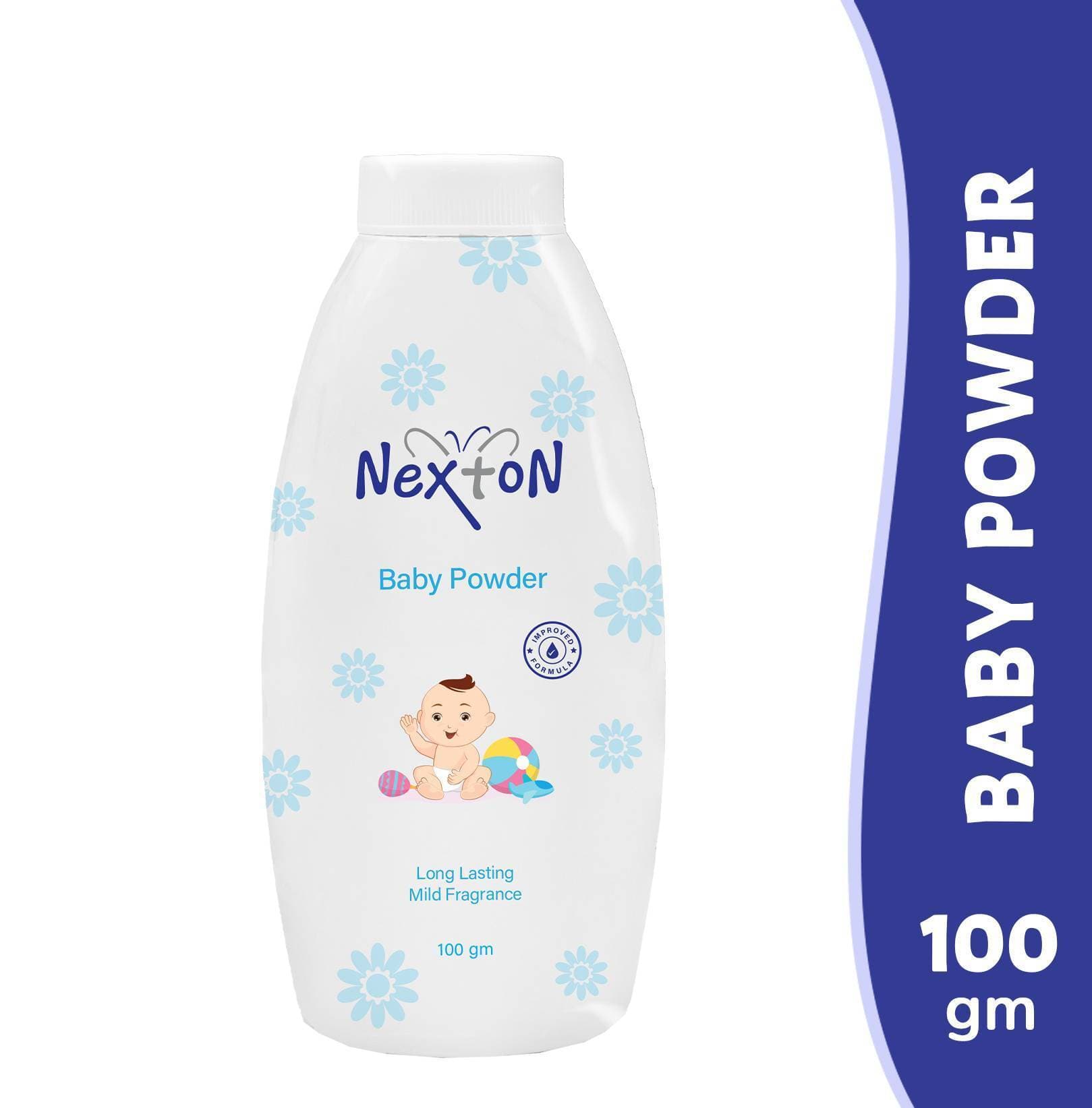 Nexton Talcum White Baby Powder 100 G