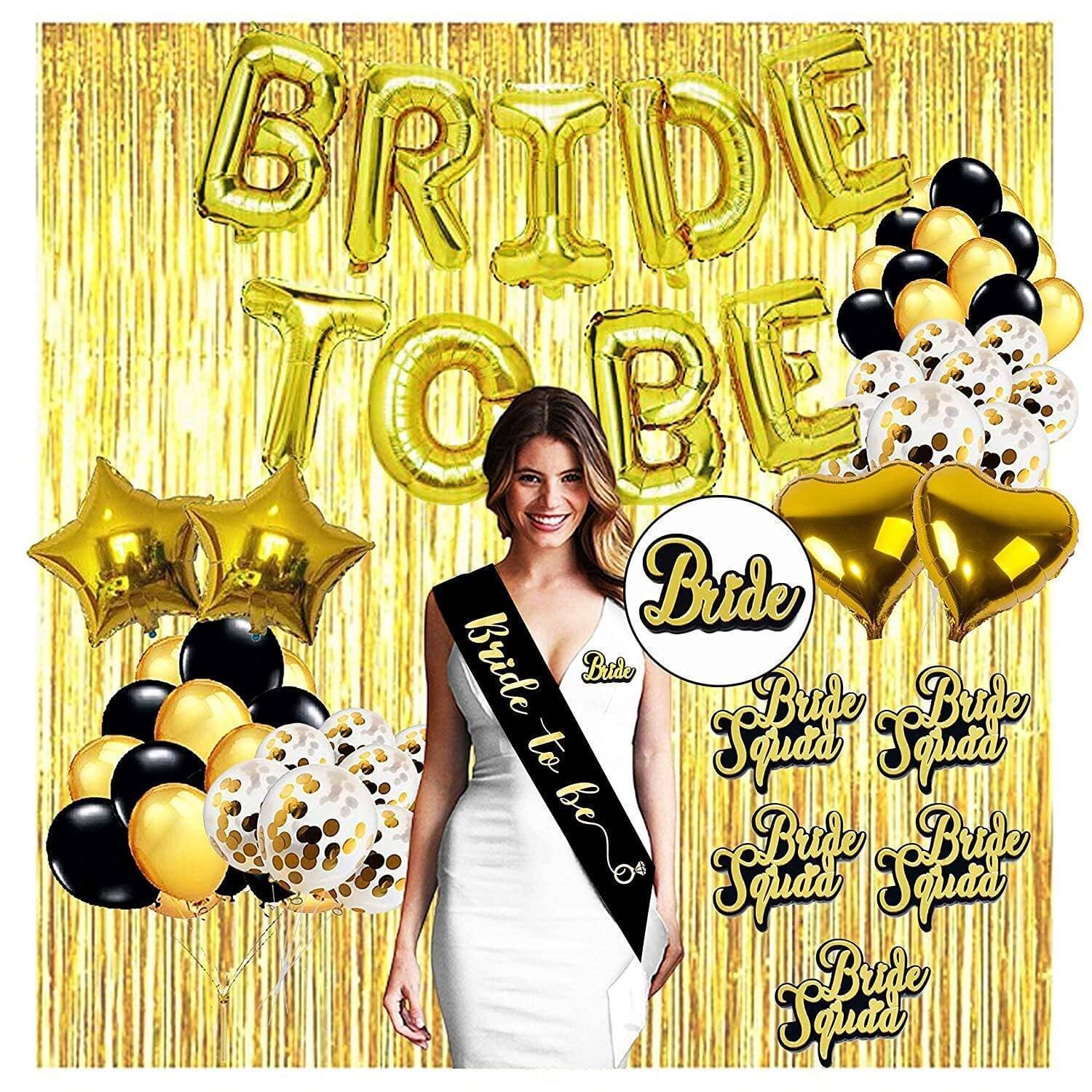 Bride To Be Foil Balloon & Party Decorations Balloons Set