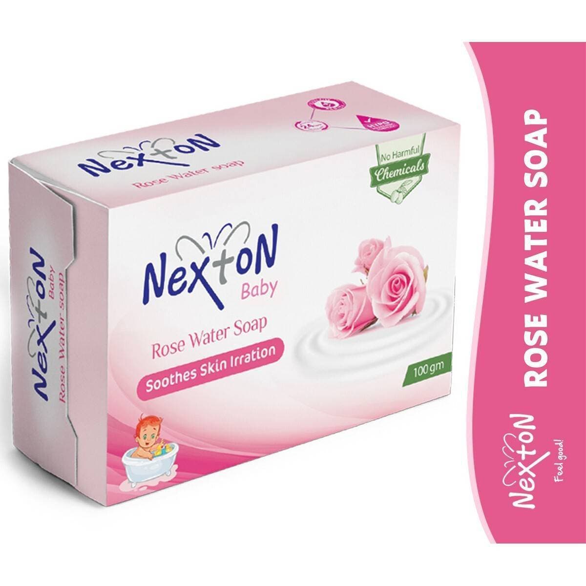 Nexton Rose Water Baby Soap 100Gm