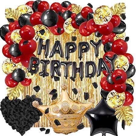 Multi Color Charming Birthday Decoration Balloons Set