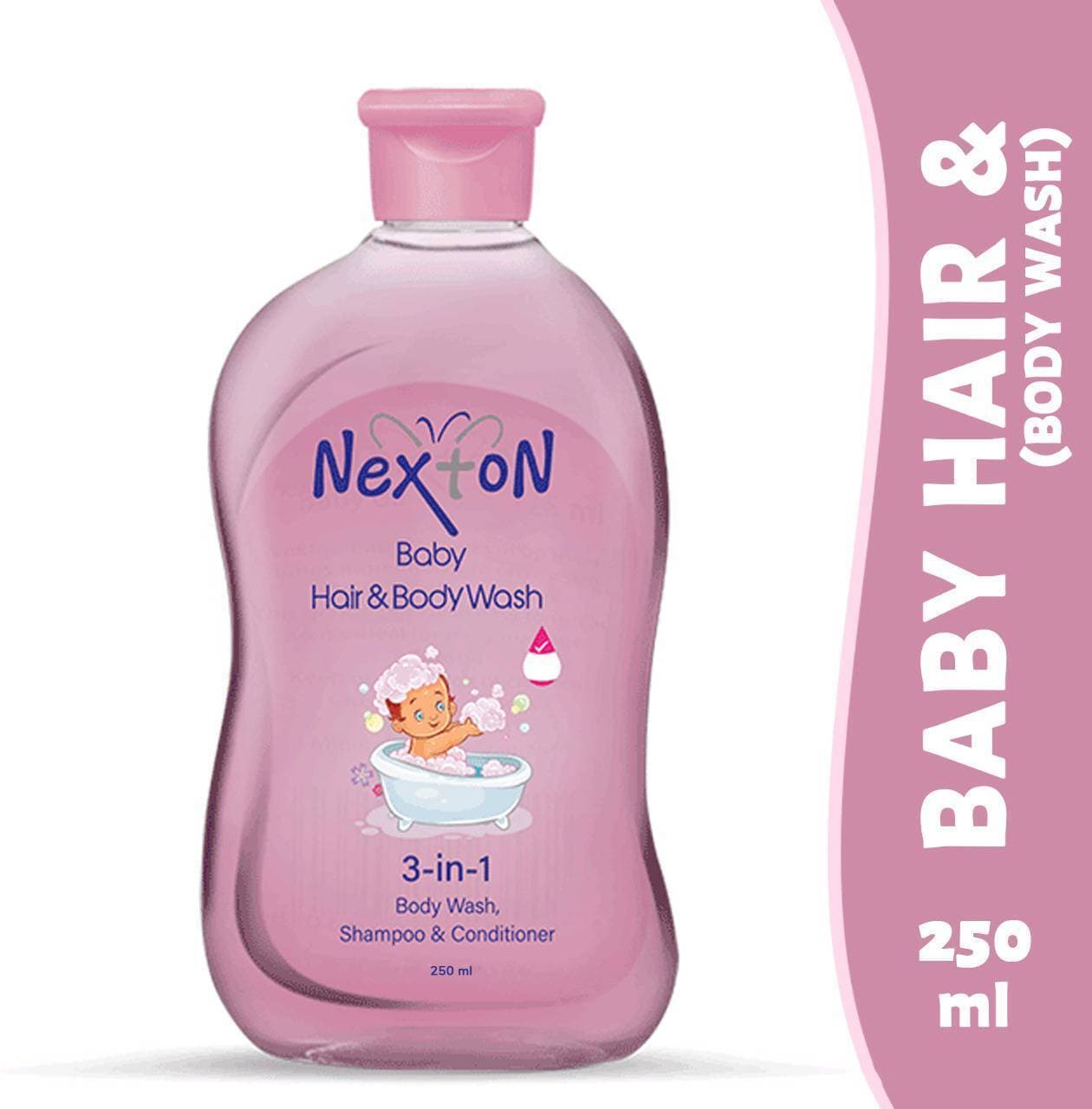 Nexton Baby Hair And Body Wash 3-In-1 250 Ml