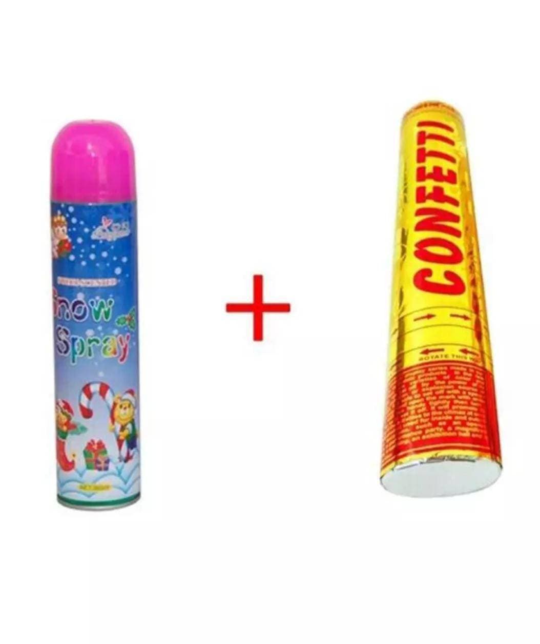 Party Popper With Snow Spray Combo Deal For Birthday