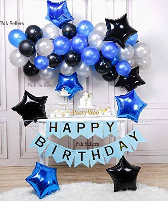 49 PCS Birthday Theme Balloons Package Party