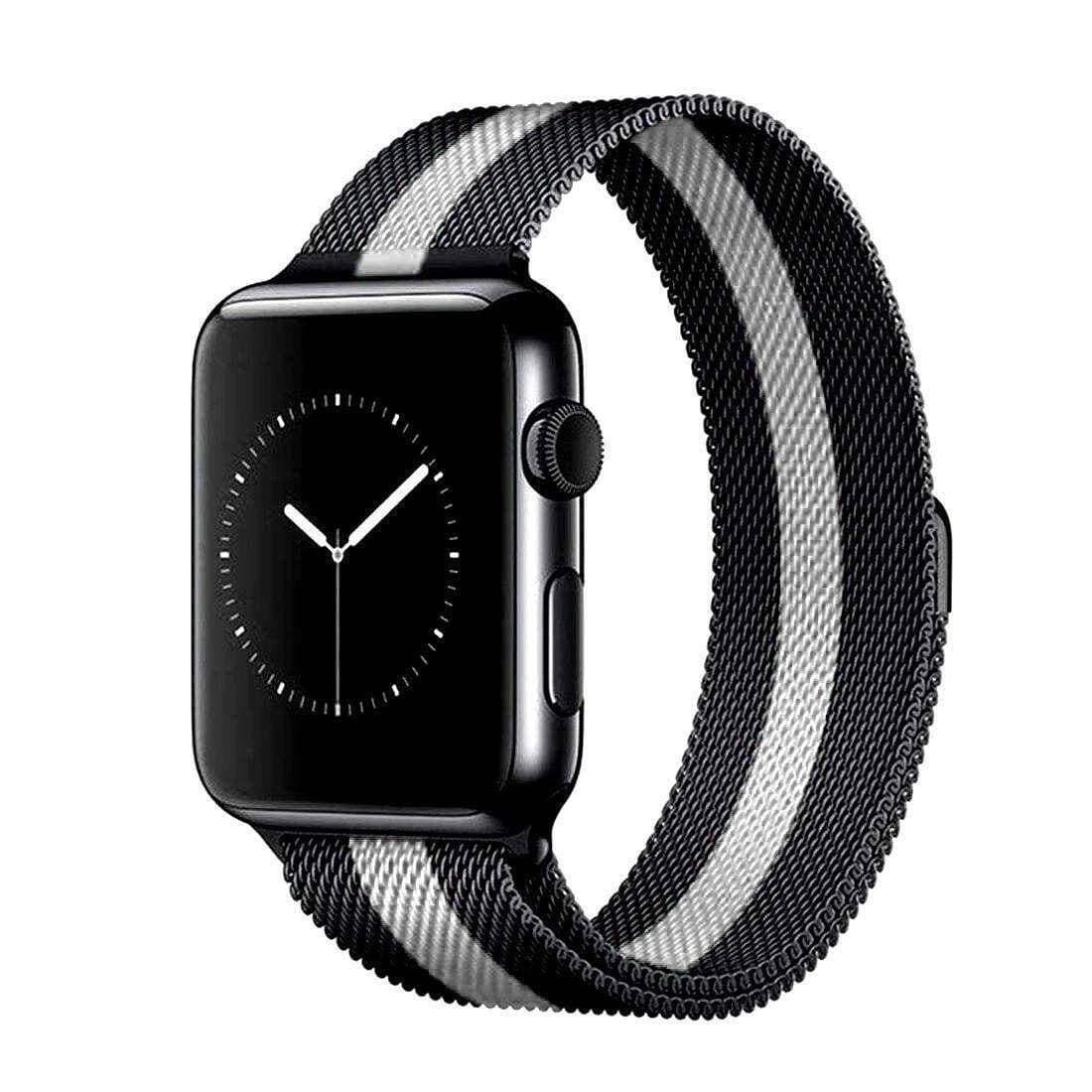 Priefy Stainless Steel Mesh Adjustable Magnetic Strap Compatible