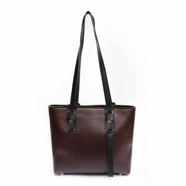 Viva Tote Handbag For Women - Chocolate Color