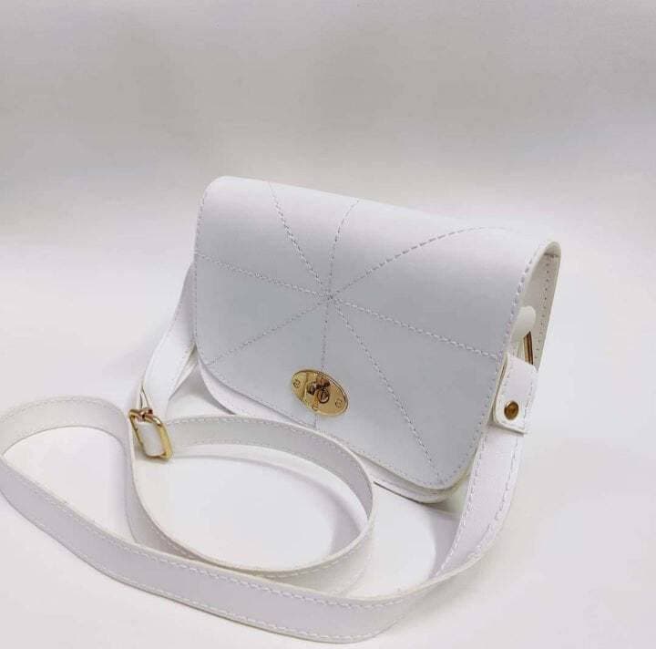 Crossbody Classic Bag For Women - White